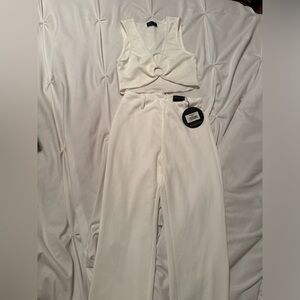 White Fox Two Piece Set - WHITE - XS